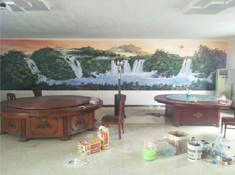 南华墙绘-写实风景