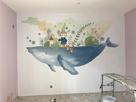 南华手绘墙的特点及优势。